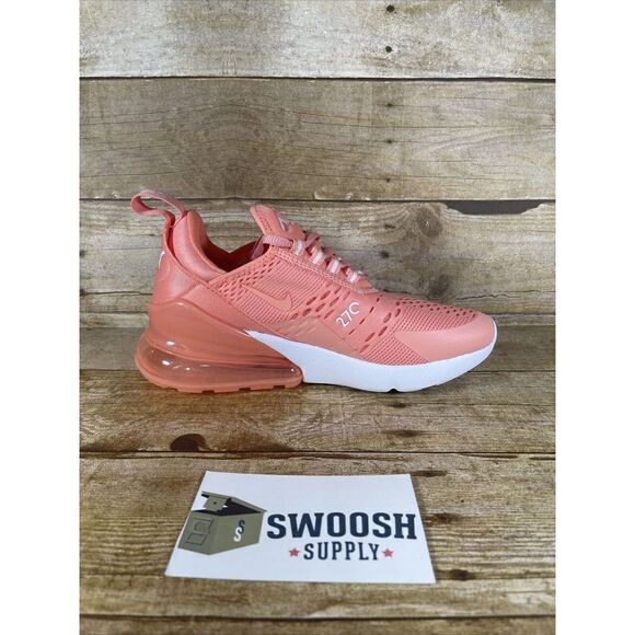 Nike Women's Air Max 270 Crimson Bliss White DJ2746 600 Size 5.5 - Picture 6 of 8